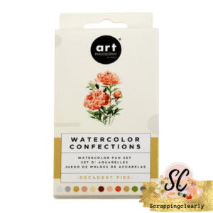 Prima Watercolor Confections Watercolor Pans 12/Pkg - Decadent Pies