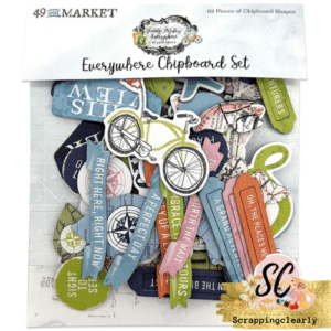 49 and Market Everywhere Chipboard Set