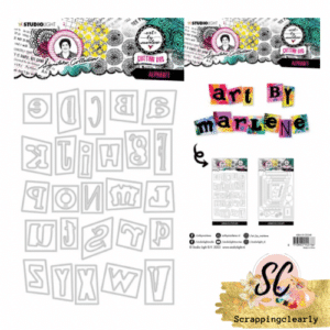 Art by Malene Signature Collection Alphabet Cutting Dies