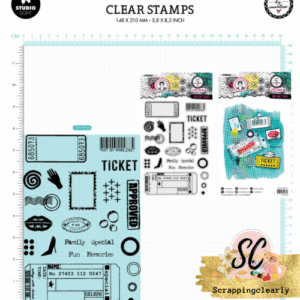 Art by Malene Signature Collection Clear Stamp - One-way ticket