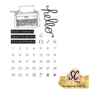 Kaisercraft Clear Stamp - My Year, My Story