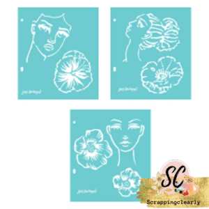 Jane Davenport Flower Girl Stencil