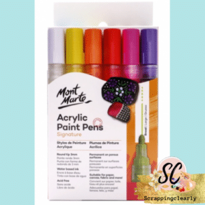 Mont Marte Acrylic Paint Pens - 12pc Broad Large