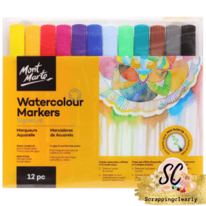 Mont Marte Signature Watercolor Markers Tri Grip