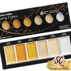 Kuretake Gansai Tambi Metallic Watercolour Set - Starry Colors