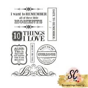 Kaisercraft Clear Stamp - The Looking Glass