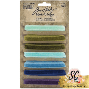 Idea-Ology Velvet Trims 7/Pkg - Cool