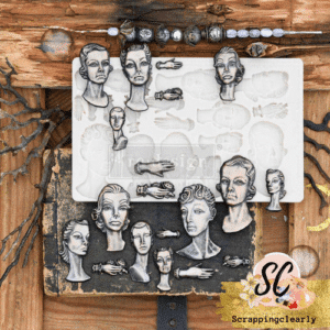 Finnabair Decor Moulds 5"X8"X8mm - Fashion Icons