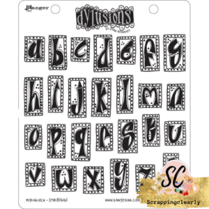 Dyan Reaveley's Dylusions Cling Stamp Collection - Alphablock