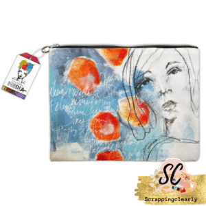 Dina Wakley Media Printed Pouch 9"X12"