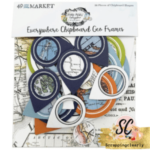 49 and Market Everywhere Chipboard Geo Frames