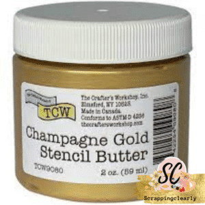 The Crafter's Workshop Stencil Butter -Champagne Gold