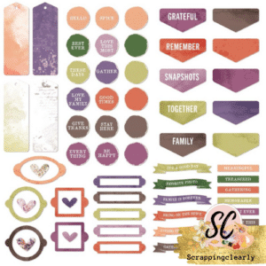 49 and Market Plum Grove Chipboard Set