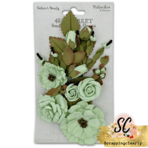 49 And Market Nature's Bounty Paper Flowers - Pistachio