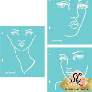 Jane Davenport Good Face Girl Stencil