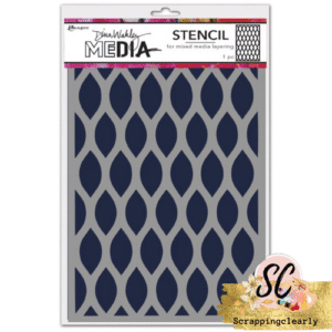 Dina Wakley Media Stencil - Pointed