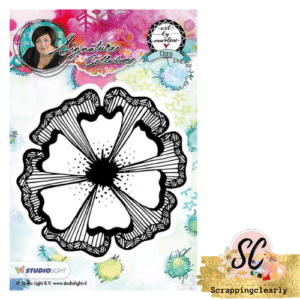 Art By Marlene Essentials Cling Stamp -Flower BM07