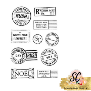 Kaisercraft Clear Stamp - Twig and Berry Postmarks