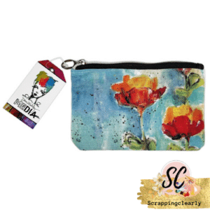 Dina Wakley Media Printed Pouch 4"X7"