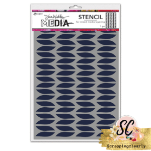 Dina Wakley Media Stencil - Sideways
