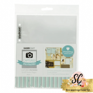 Captured Moments Kaisercraft 6x8" Pocket Pages - 6 x 8 PACK 1