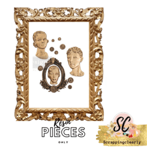 Vintage Ladies - Resin Mould 12 Pieces