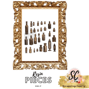 Vintage Light Bulbs - Resin 27 Pieces