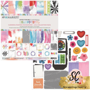 49 And Market Collection Pack 12 x 12 -Spectrum Gardenia Painted Foundations
