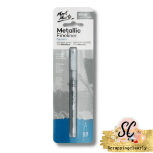 Mont Marte Fine Tip Marker - Metallic Silver