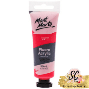 MM Fluoro Acrylic Paint 50ml -Magenta