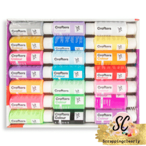 MM Crafters Colour Paint Set 21pc x 60ml