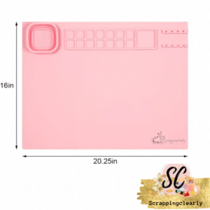 Scrappingclearly Signature Pink Silicone Mat
