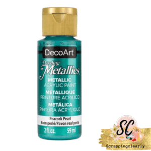 DecoArt Dazzling Metallics 2oz - Peacock Pearl