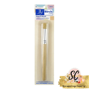 Birch Stencil Brush 3/8"