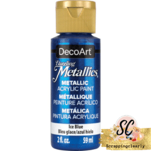 DecoArt Dazzling Metallics 2oz -Ice Blue