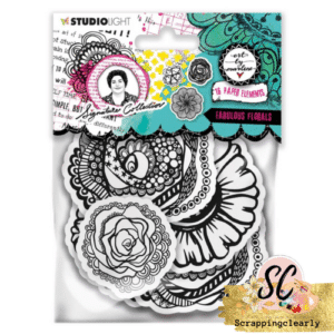 Art By Marlene Paper Elements Fabulous Florals Collection 16/Pkg