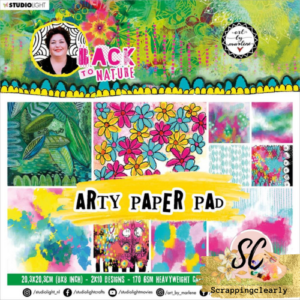 Art By Marlene Paper Pad 8”X8”  Arty Back to Nature
