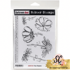 Darkroom Door Rubber Stamp Set - Fine Flowers Vol 1