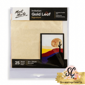 MM Gold Leaf 14x14cm 25 sheets
