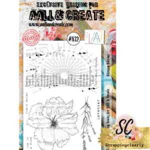 Aall & Create A6 Stamp - #372 Blousey Blooms