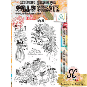 Aall & Create STAMP Filaments & Feathers A5 - #621