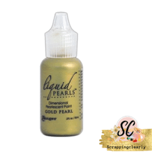 Ranger Liquid Pearls Dimensional Pearlescent Paint .5oz - Gold Pearl