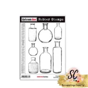 Darkroom Door Rubber Stamp Set - Bottles