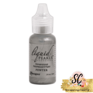 Ranger Liquid Pearls Dimensional Pearlescent Paint .5oz - Pewter