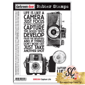 Darkroom Door Rubber Stamp Set - Capture Life