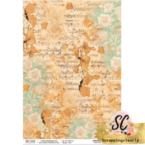Ciao Bella Partitura Rice Paper Sheet A4
