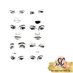 Scrap FX Rice Paper Faces