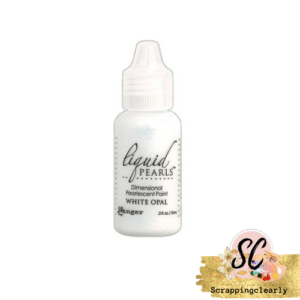 Ranger Liquid Pearls Dimensional Pearlescent Paint .5oz - White Opal