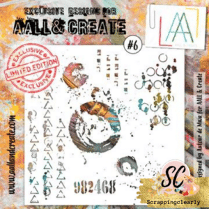 AALL and CREATE 6 x 6 Stencil - #6