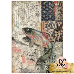 Stamperia Rice Paper Sheet A4 Amazonia - Japan Mechanical Fish